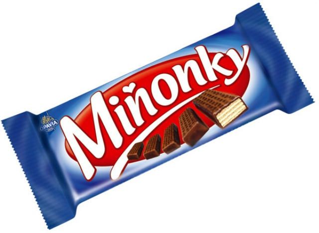 Miňonky Wafers with Creamy Filling - 50g