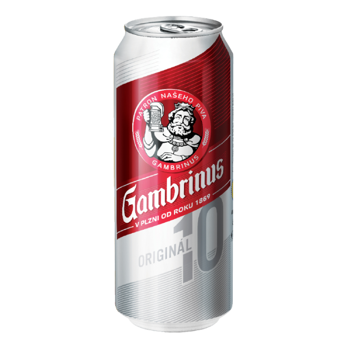 Gambrinus Lager Can Beer - 0.5l
