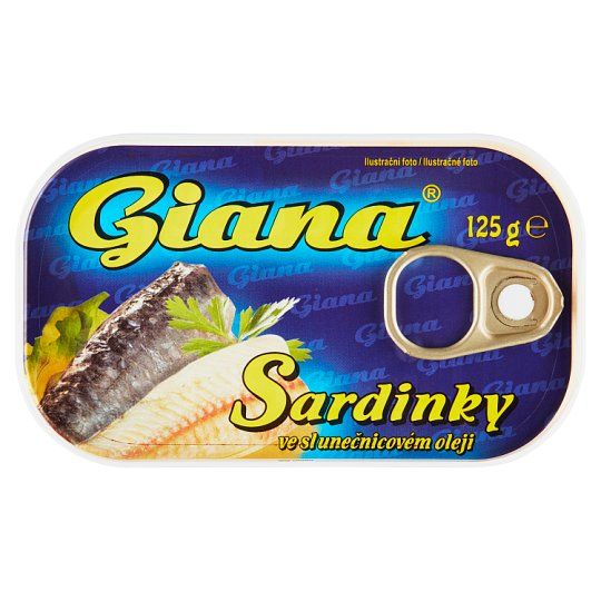 Giana Sardines in Sunflower Oil 125g