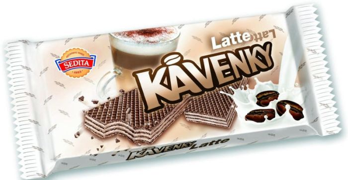 Kávenky Latte Biscuits with Coffee Cream Filling - 50g