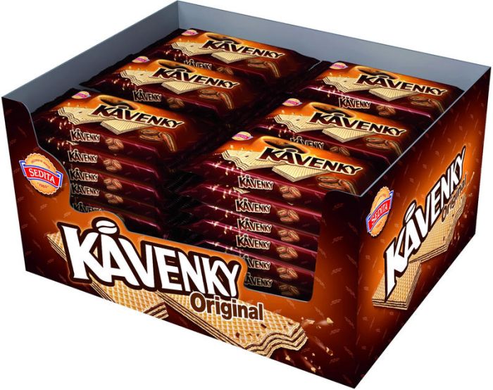 Kavenky - Wafers with Coffee Filling 50g (Box - 48pcs)