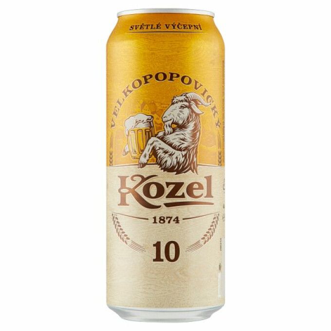 Kozel Lager Cans Beer 4% - 0.5l