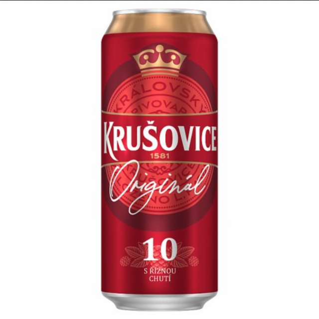 KRUŠOVICE ORIGINAL 10 BEER can 0.5 l