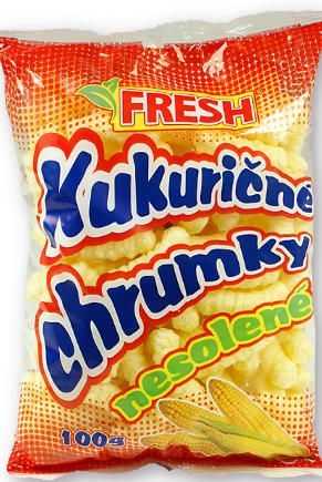 Chrumky Cornflour Snack Unsalted - 100g
