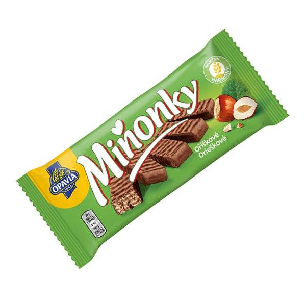 Miňonky Wafers with Hazelnut  Filling - 50g