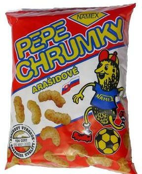 Chrumky Peanut Flavour Snack PePe - 65g