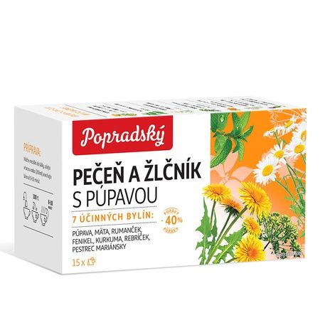 Popradský Liver and gallbladder with dandelion - 22.5g