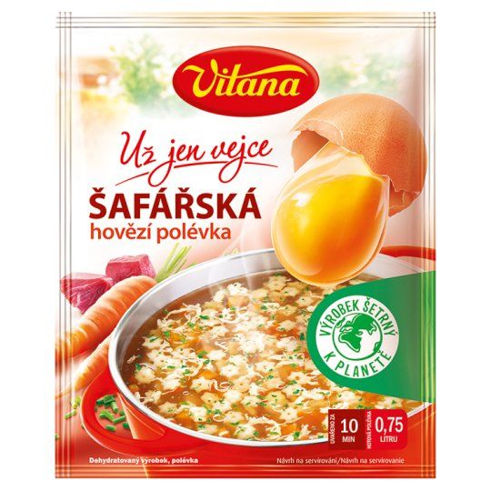 Vitana Only eggs Safar beef soup 62g