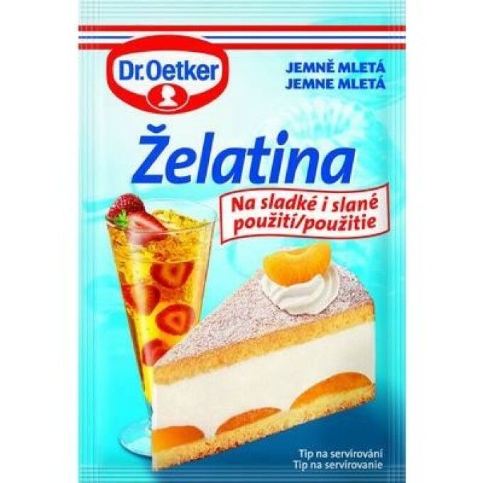 Clear Finely Ground Gelatin 20g Oetker