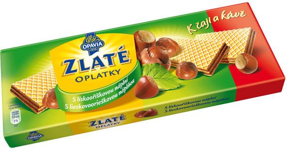 Zlaté Wafers with Hazelnut Filling - 146g