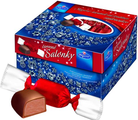 Salonky Red - Caramel & Hazelnut Flavoured Christmas Sweets - 450g